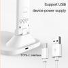 New Led Table Lamp Touch Foldable USB Rechargeable With Alarm Clock Thermometer Dimmable Night Light for Desk Study Reading Lamp