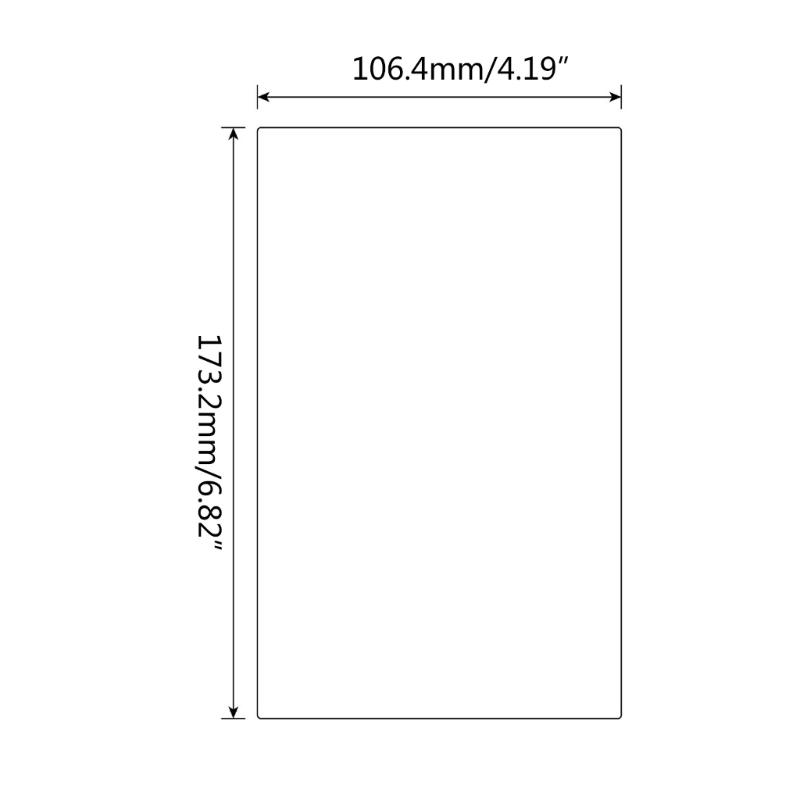 For Steam Deck Screen 7'' Protector Tempered Glass Transparent Clear Anti-Scratch Glass 9H For Steam Deck Accessories