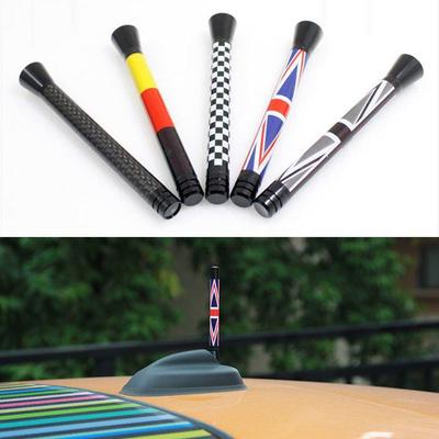Union Jack UK Flag Short Antenna For MINI Cooper S R55 R56 R60 Countryman