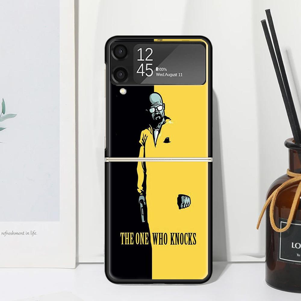 Breaking Bad WalterWhite Phone Case For Samsung Galaxy Z Flip 7 Flip7 Zflip 6 Flip6 5 Flip5 4 Flip4 3 Flip3 5G Fundas Black Cove