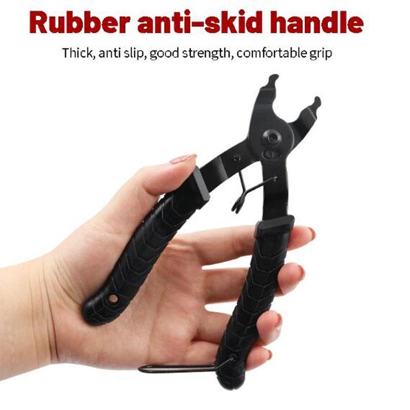 Chain Magic Buckle Bicycle Chain Clamp Quick Coupler Button Mount Rivet Lock Overhaul Removal Install Plier Bike Repair Tool