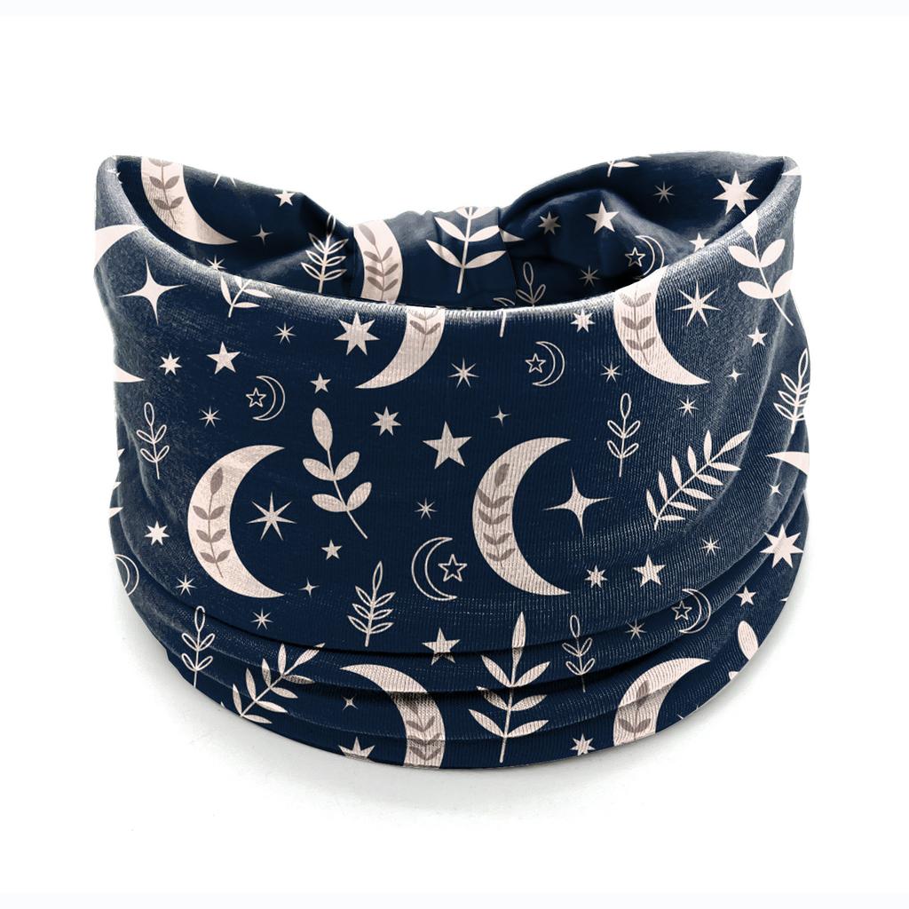 European American Women's Hair Band African Print Pattern Wide Edge Elastic Knot Sports Yoga Headband Women's Headwear Hair