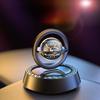 Solar-powered rotating dashboard air freshener, car center console ornament, car perfume, adds a touch of luxury to your car's interior