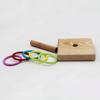 Bird Stacking Toy Parrot Training Toy Ringtoss Toy Tiny Ringtoss Small Finger Toy Intelligence Mini Ringtoss Set