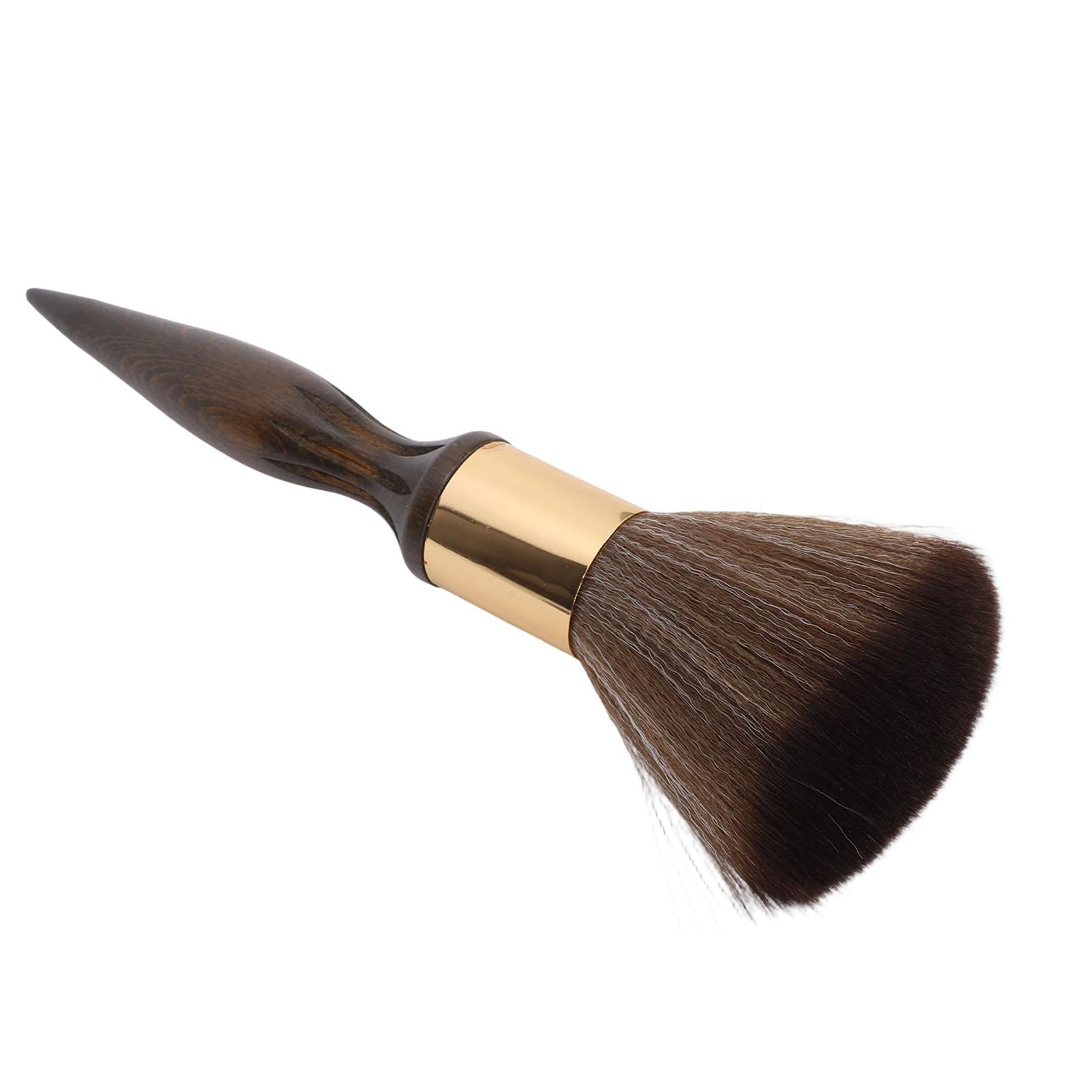 

Neck Brush Remove Loose Hair Professional Grade Solid Wood Long Handle Ergonomic Neck Duster for Hairdressers Neck Brush