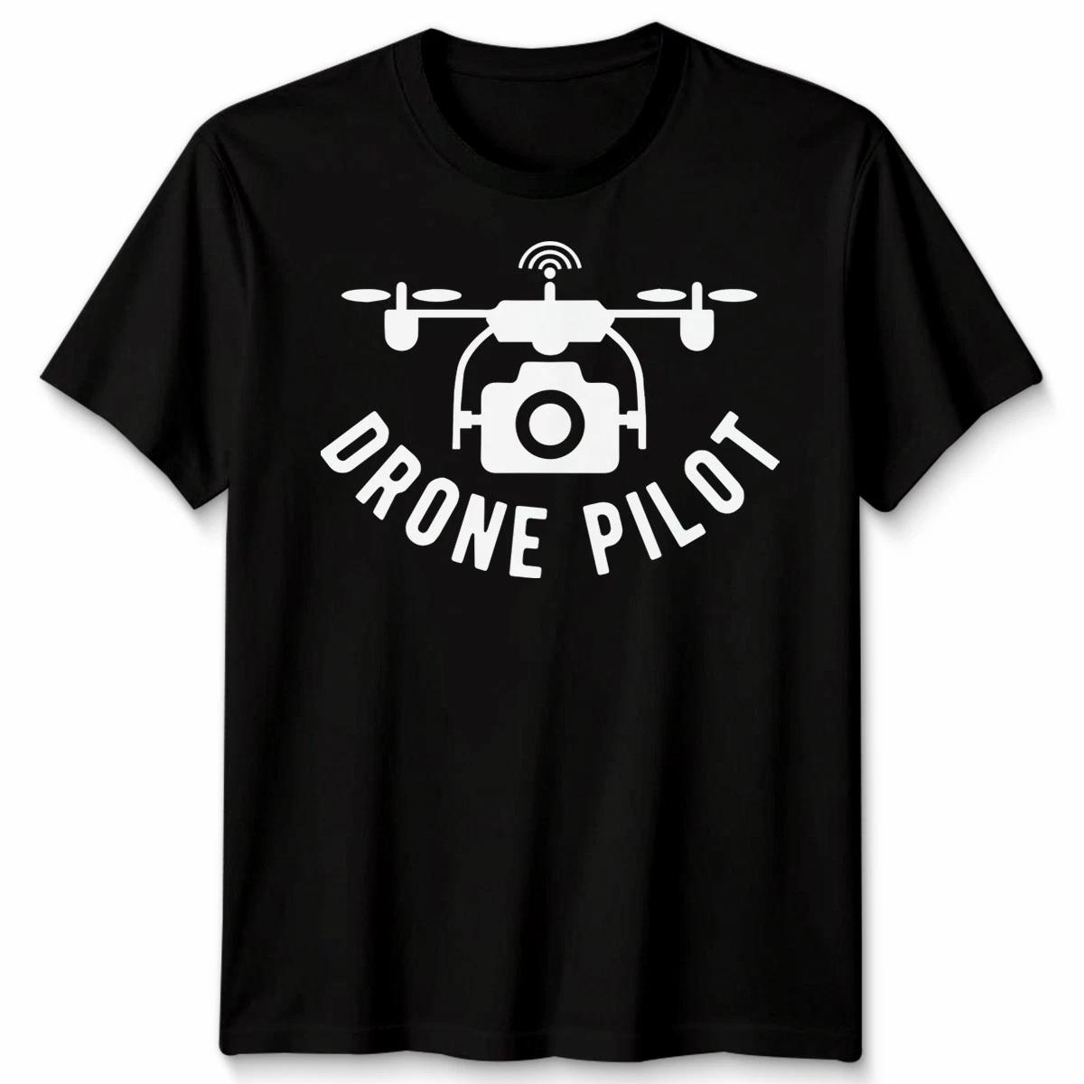 Drone Pilot Funny Humour Unisex TShirt Aerial Hobbyist Tee Shirt Gift L