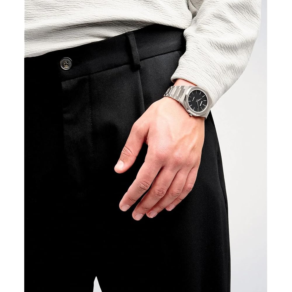 D1 Milano Men's Ultra Thin Silver Watch 40mm Stainless Steel