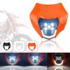 Motorcycle LED Headlight Mask for KTM 2012 2013 2014 2015 2016 EXC SX XC XCF XCW 125 To 500 Enduro DirtBike Headlamp Plate Parts