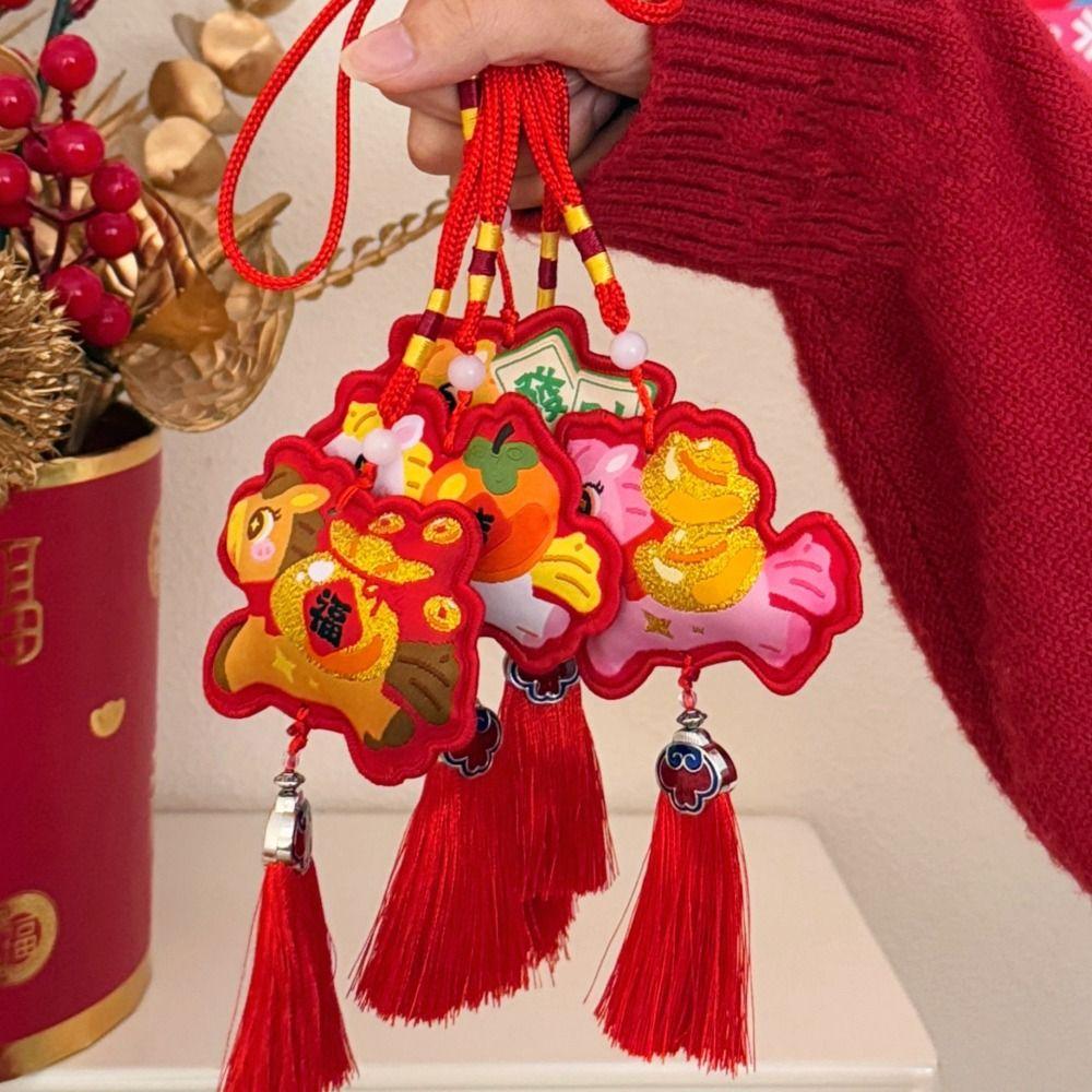Chinese Style Pony Pendant Zodiac Mascot Horse Hanging Decoration National Wind Style
