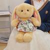 Cute Rabbit Plush Toy Stuffed Bunny Doll Gift For Girlfriend Birthday 35cm Brown