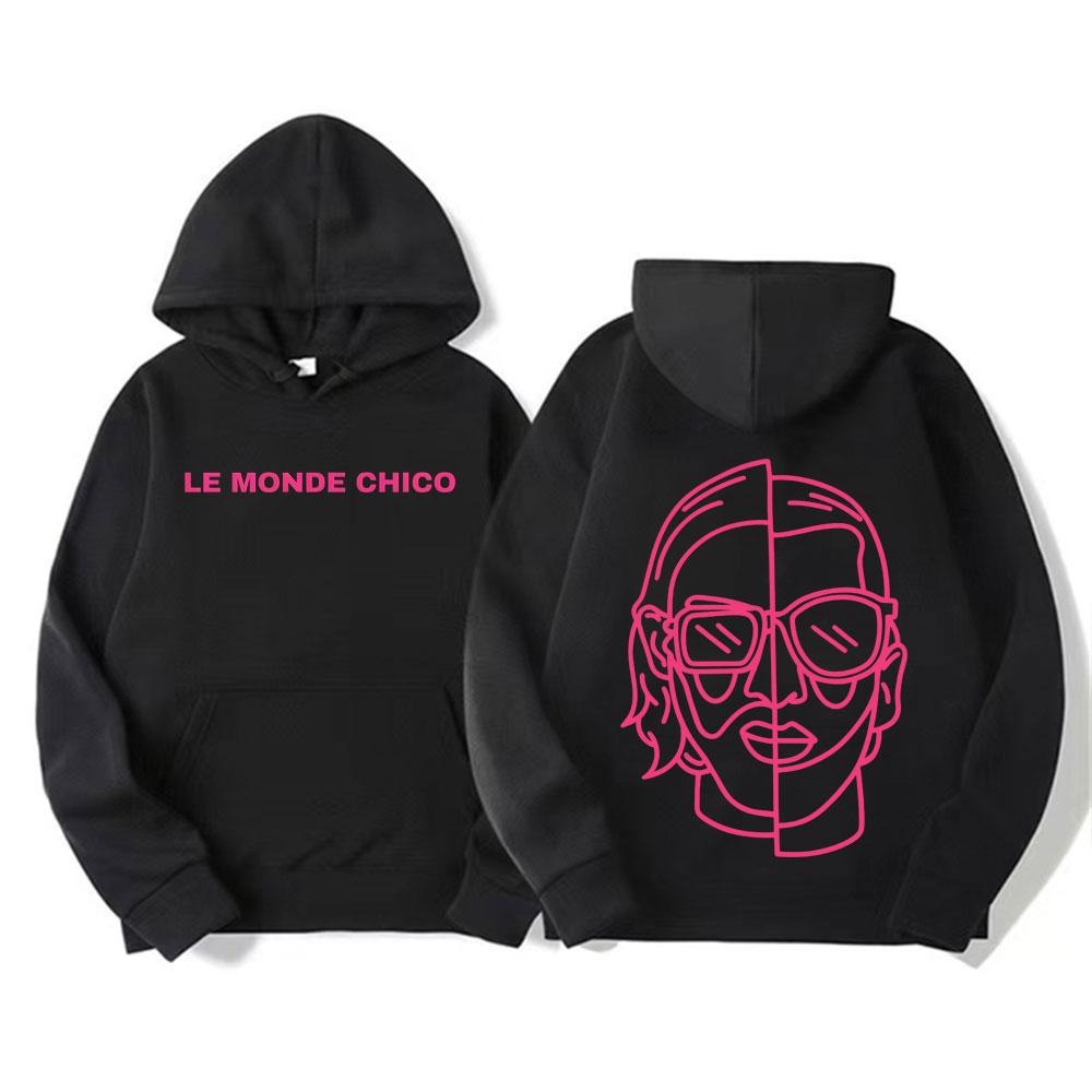 Le Monde Chico Pnl Album French Rapper Graphic Hoodies Men Women Harajuku Hip Hop Punk Sweatshirts High Quality Fleece Pullovers