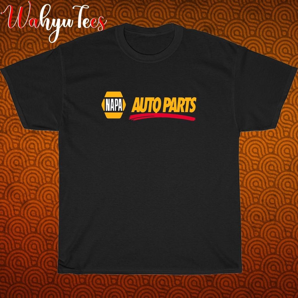 

New! Napa Auto Parts Logo Black Grey Navy White Size S-5XL Unisex T-Shirt S
