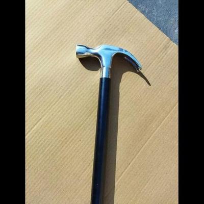 Hammer Fester Kopf Kugelgriff Handgefertigter Stil Gehstock Holzstöcke