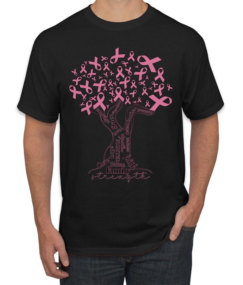 Pink Ribbon Tree Awareness T-shirt