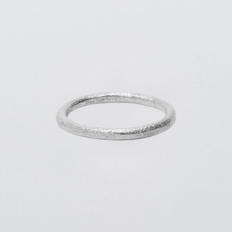 Another Layer Texture Ring (silver925)(2color)