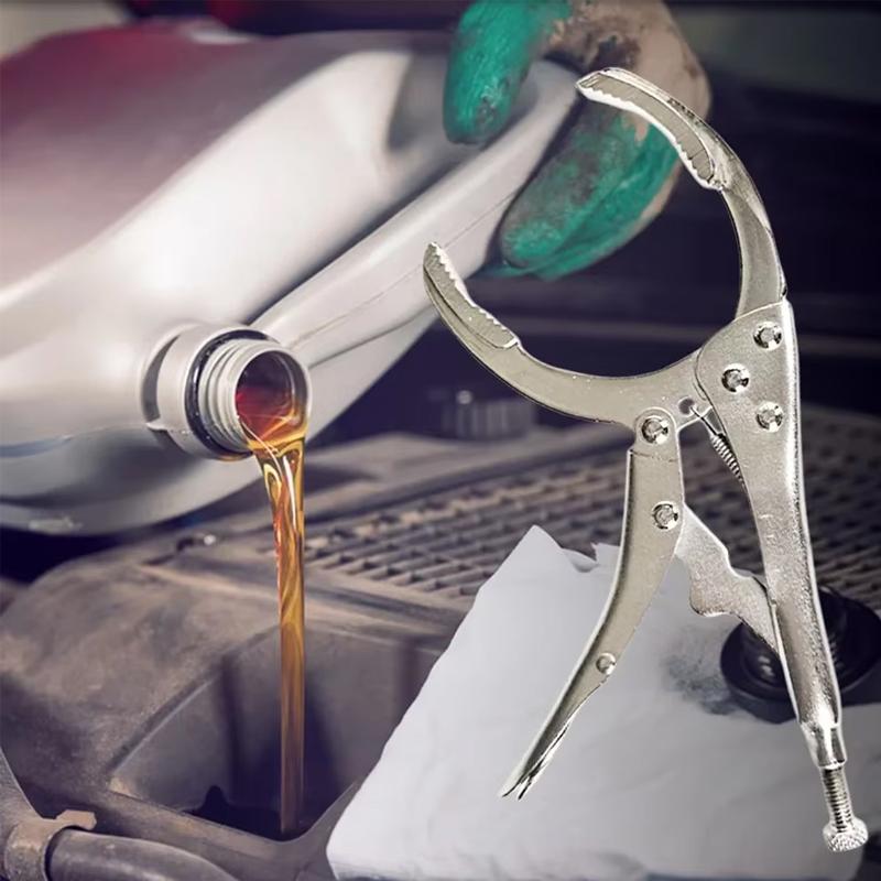 Clemă cheie pentru filtru Cheie pentru grilă de ulei Schimbarea uleiului Reglabilă multifuncțională Cheie pentru filtru de ulei de motor Reparare unealtă de dezasamblare a mașinii