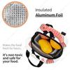 A panda rides a koi Lunch Bag Waterproof Insulated Canvas Cooler Bag Thermal Cold Food Picnic Travel Tote for Women Children