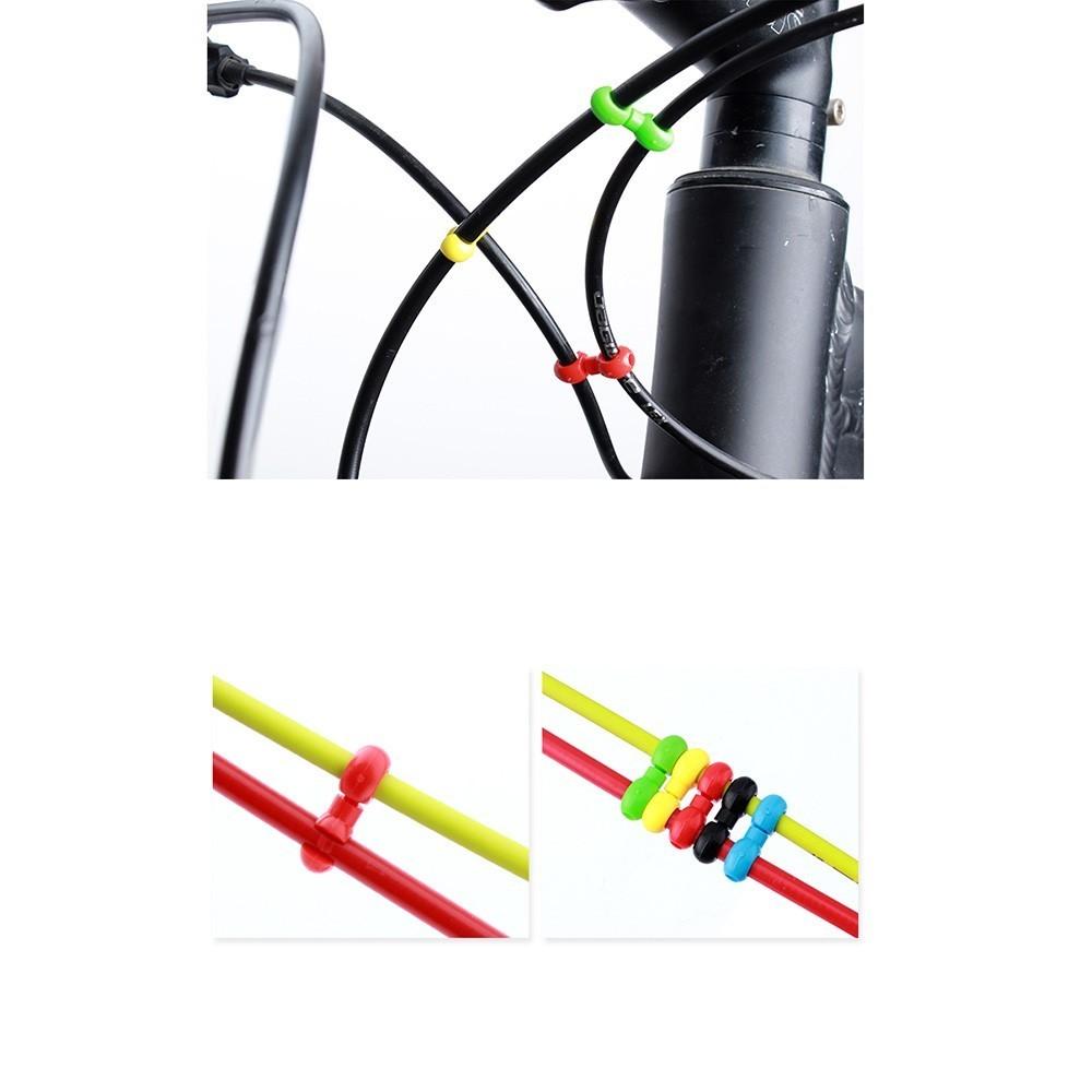 20pcs Bicycle MTB Brake Cable S Style Clips Buckle Hose Guide Bike Cross Line Clip Cycling