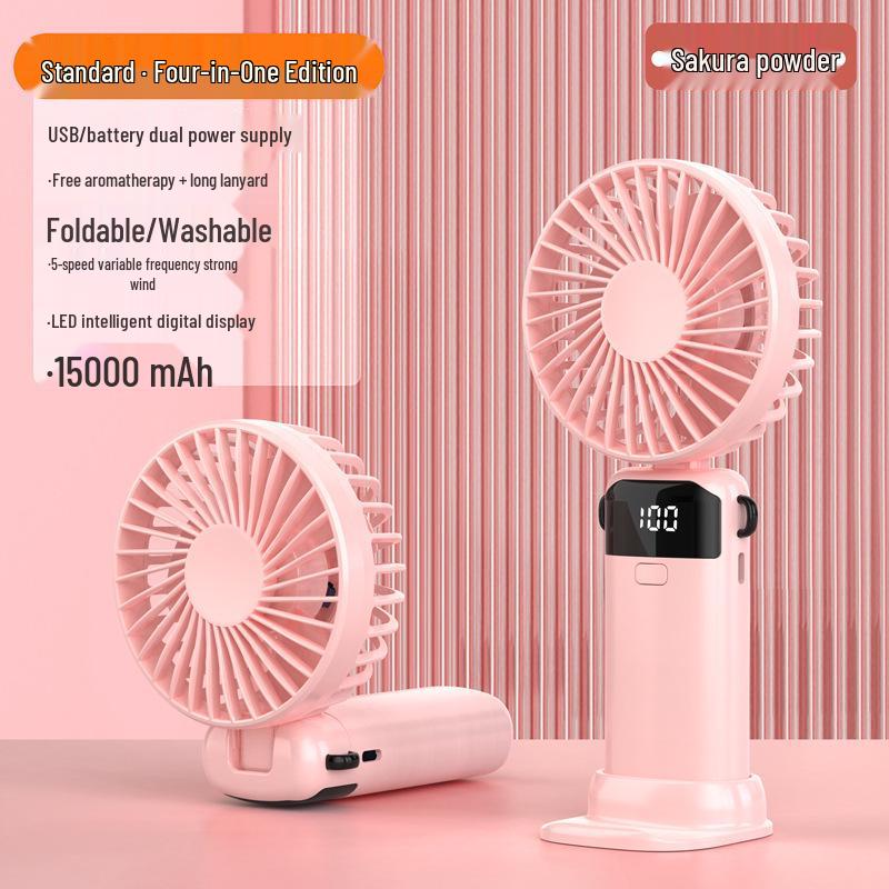 2024 Compact Rechargeable Ultra-Quiet Mini Fan for Office and Travel