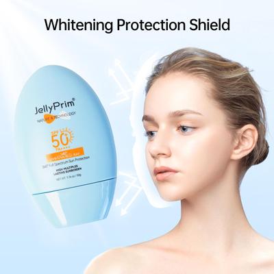 2023 Sunscreen SPF 50 Protector Solar Sun Blocker for Face Moisturizing Lightening Whitening Sun Cream Body Facial Skin Care