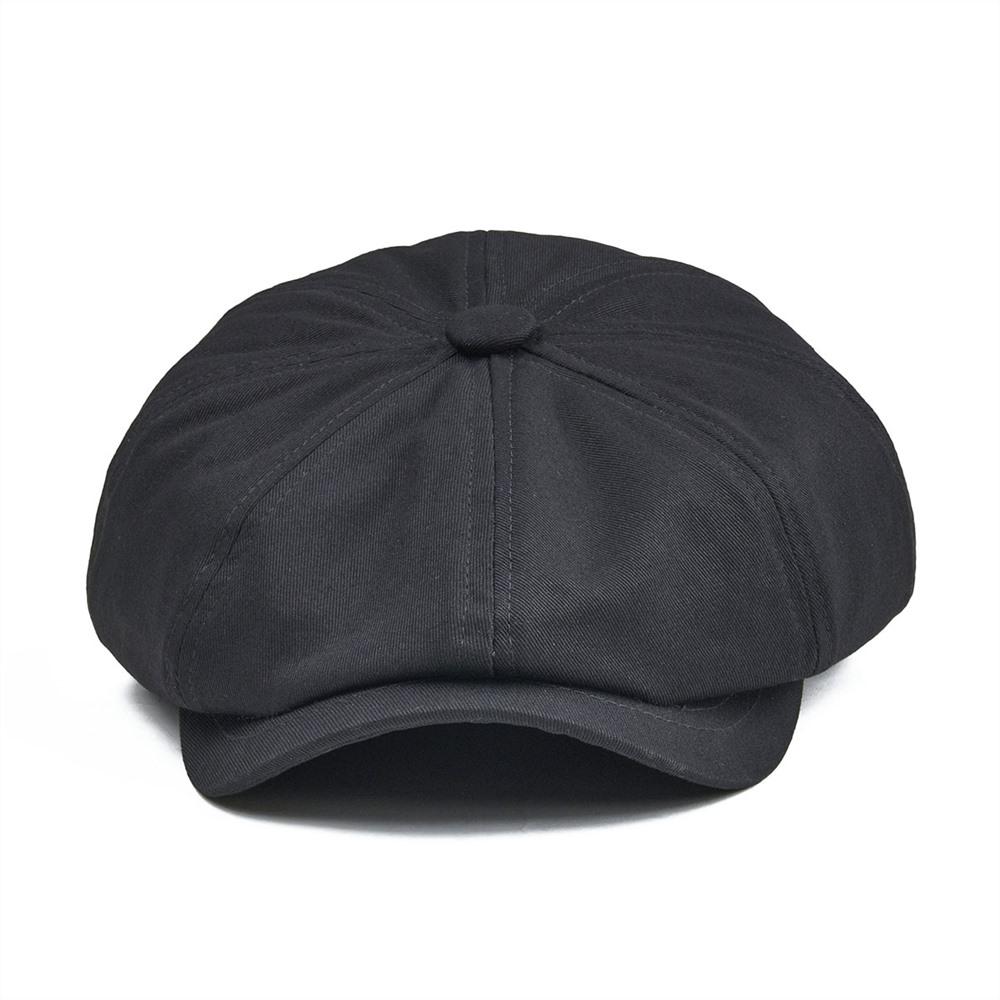 Berretto in cotone da uomo Cappello da strillone Berretto moda donna Berretto piatto in cotone