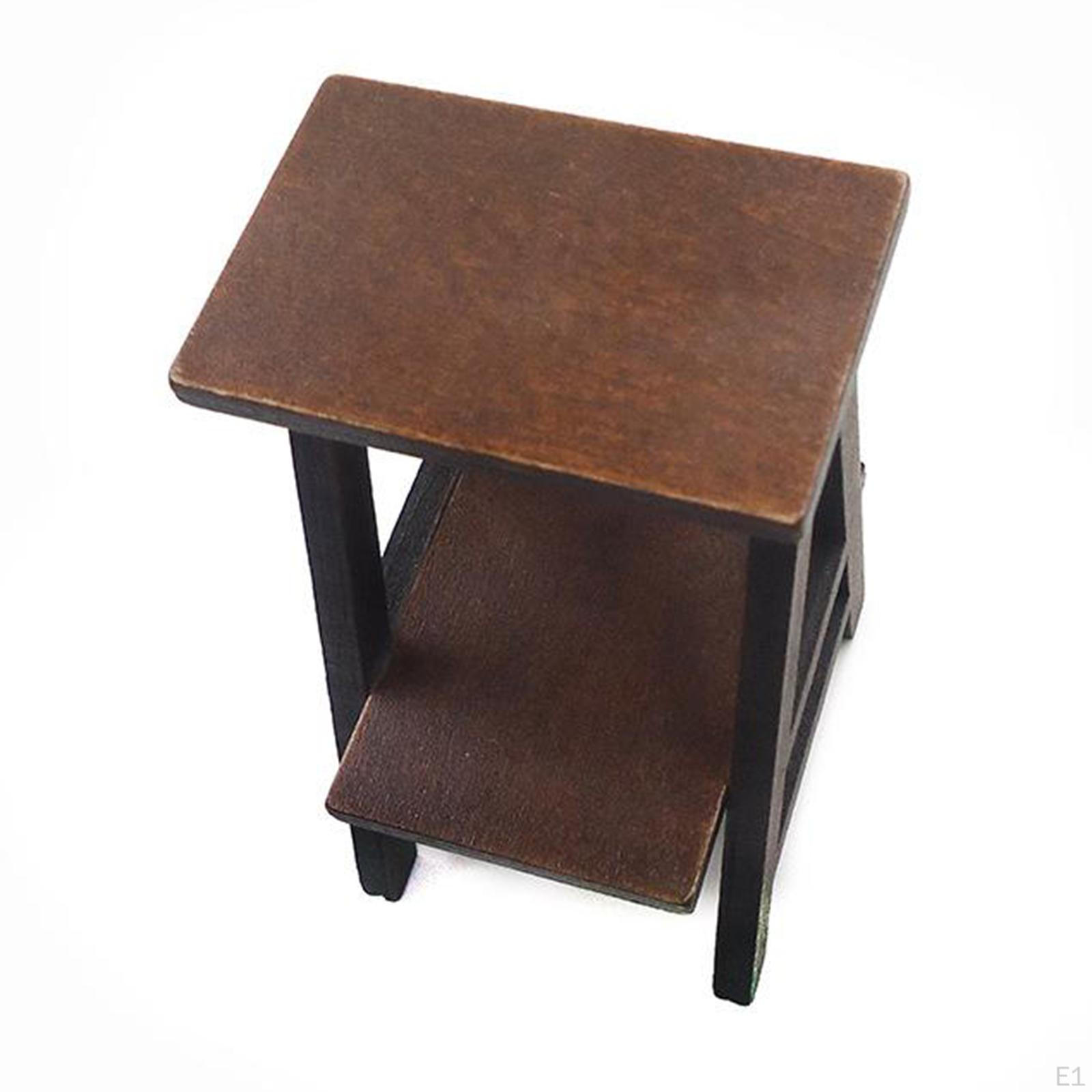 Ретро 1/12 миниатюрная стойка для цветов и растений — фото 4