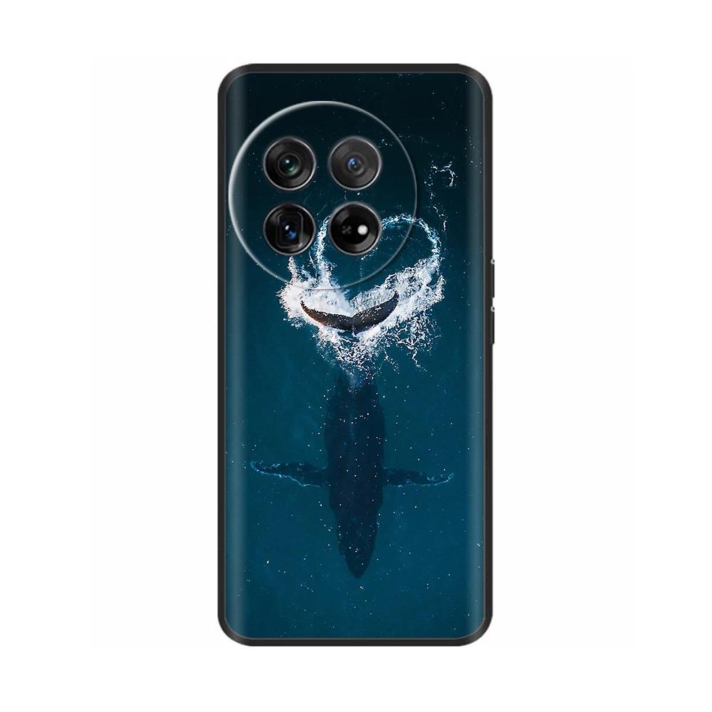 For OnePlus 12 Case Cover Silicone Soft TPU Phone Cases Bumper for One plus 12R 1+12 Oneplus12 5G Back Cover Funda Shockproof
