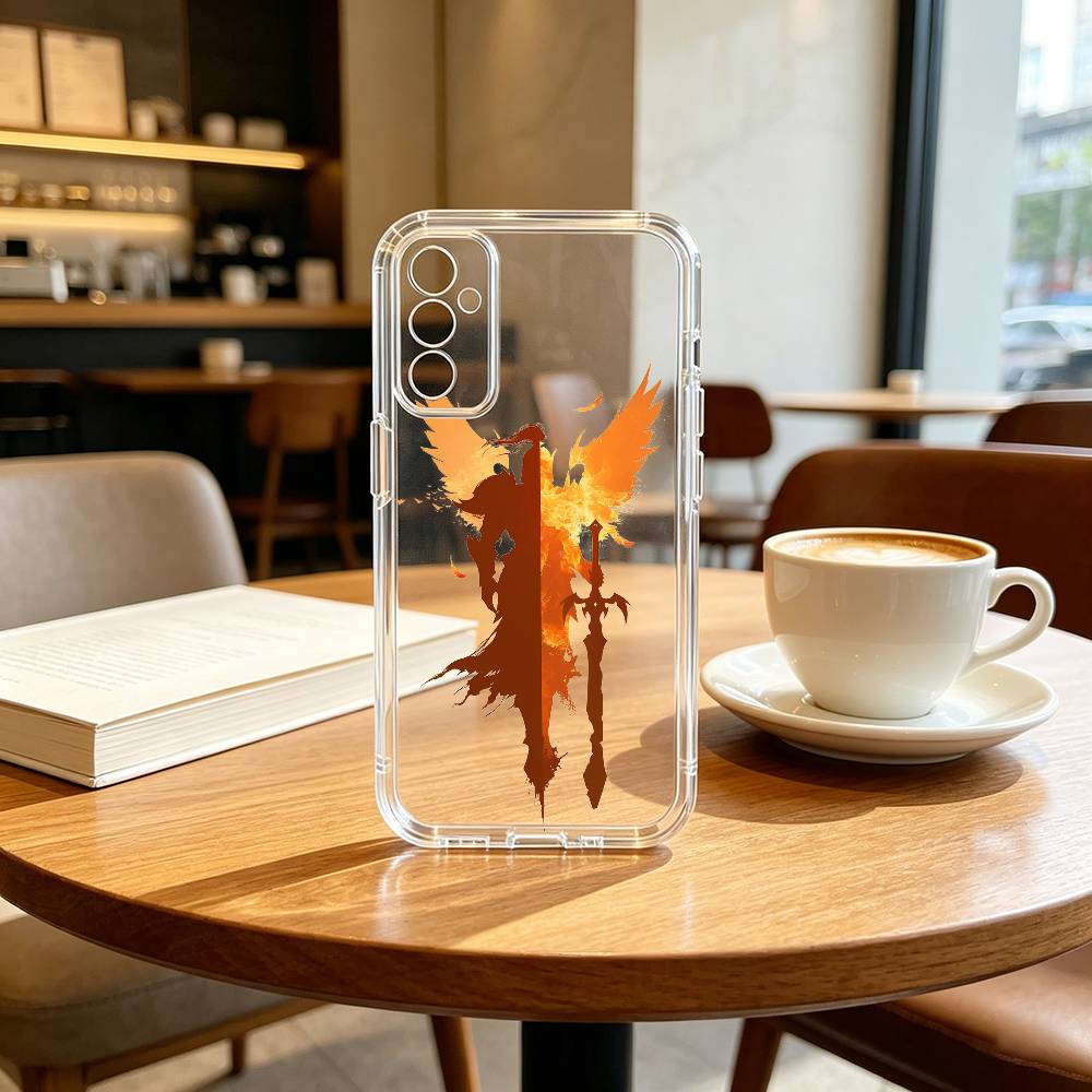 Game W-World Of W-Warcraft Phone Case For SamsungA10,12,20,21S,30,31,40,50,51,52,70,71 Transparent Cover