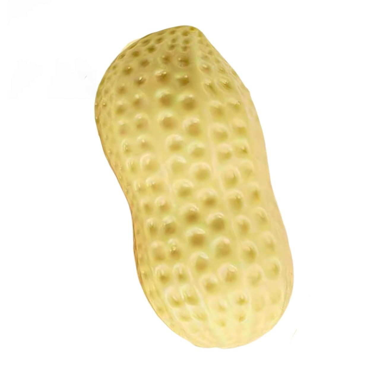 Pinda Squishy Knapperige Stressbal Knijpspeeltje Handgemaakt Knijpbal Boterzacht Gevoel Fidget Speeltje ASMR Sensorisch Speelgoed voor Volwassenen beige