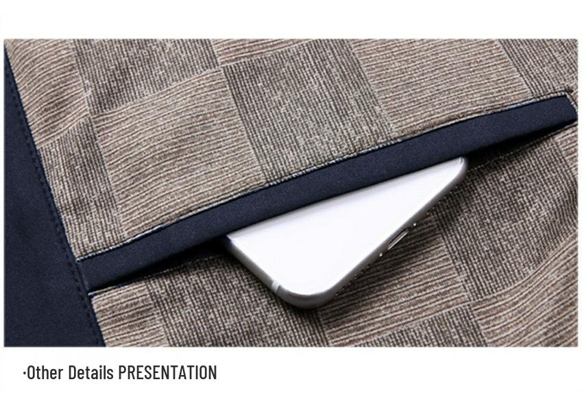 Spring 2026 Men's Lapel Casual Jacket - Middle-aged Dad Business Coat