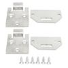 Golf Cart Seat Hinge Bottom Plate Set 71610 G01 Replacement for EZ‑GO TXT Medalist 1995 and Later