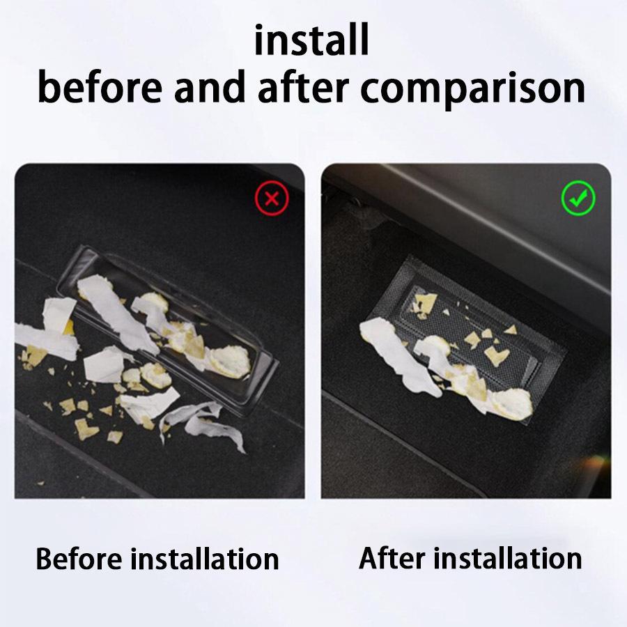 2Pcs/Set for Tesla Model 3/Y Backseat Air Vent Cover Accessories,Rear Under Seat Air Grille Condition Outlet Protector