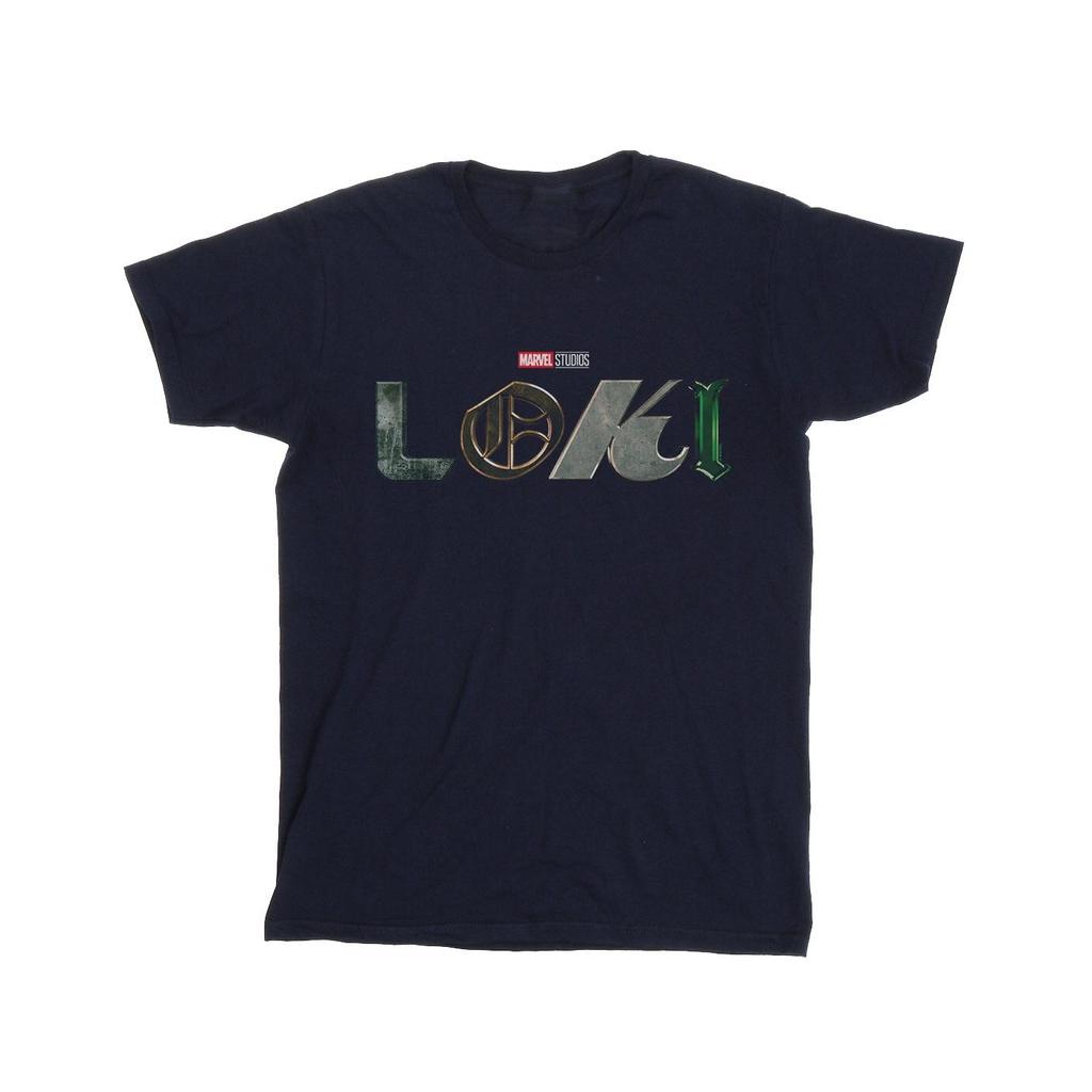 Marvel Womens/Ladies Loki Logo Cotton Boyfriend T-Shirt