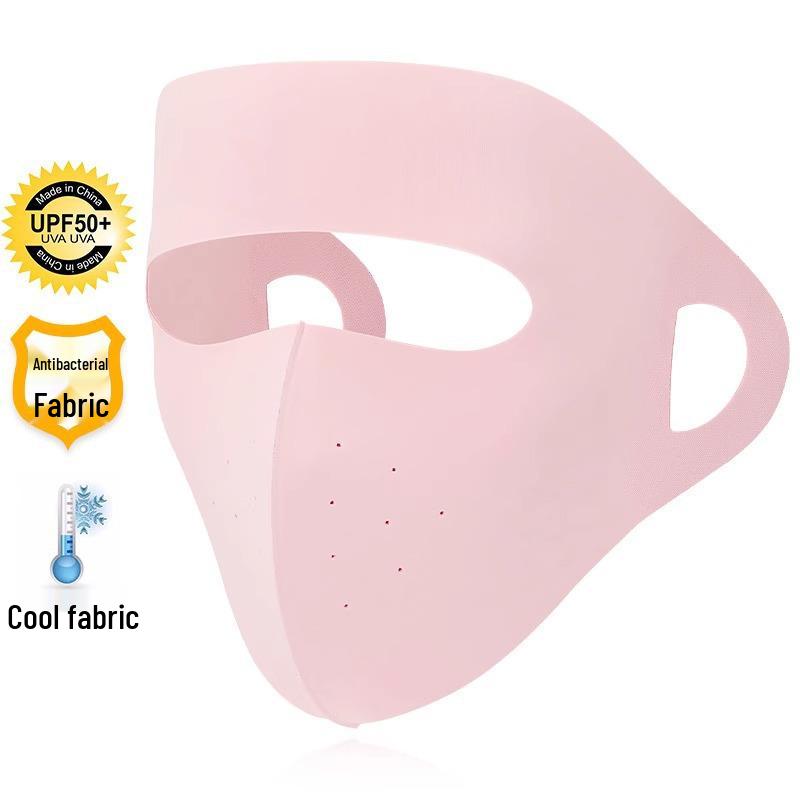 Women's Anti-UV Ice Silk Breathable Sunscreen Mask for Summer Cycling and Driving