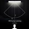 PIR Motion Sensor Under Cabinet Light For Kitchen Bedroom Closet Wardrobe USB Rechargeable Wireless LED Light Bar Auto On/Off