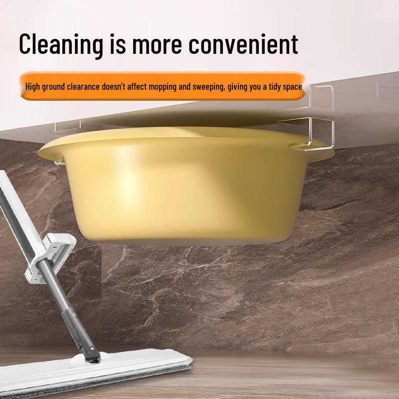 Wall-Mounted Bathroom Vanity and Sink Storage Rack with Cabinet