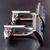 Kamakura Cufflinks Workshop Blue Gradient Cufflinks Ed074 (Cufflinks)
