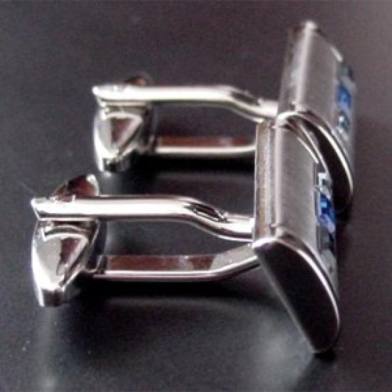 Kamakura Cufflinks Workshop Blue Gradient Cufflinks Ed074 (Cufflinks)