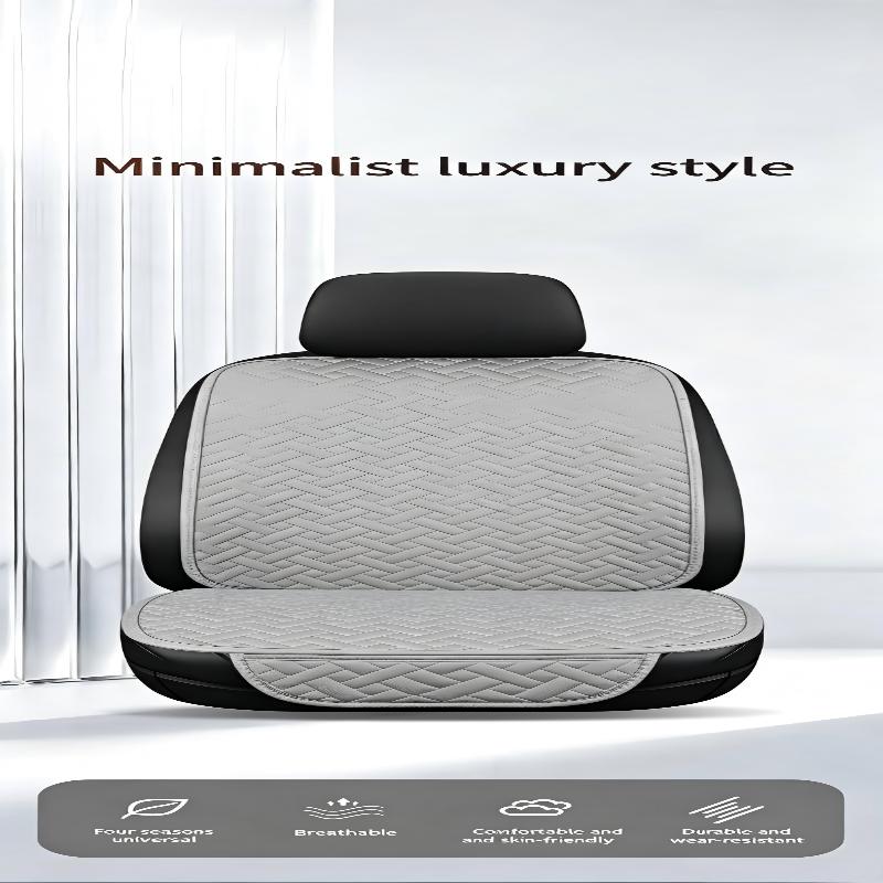 Linen Seat Covers For Car, Non-Slip Soft Breathable Car Seat Protector Universal Fit Most Automotive, Van, Suv, Trucks