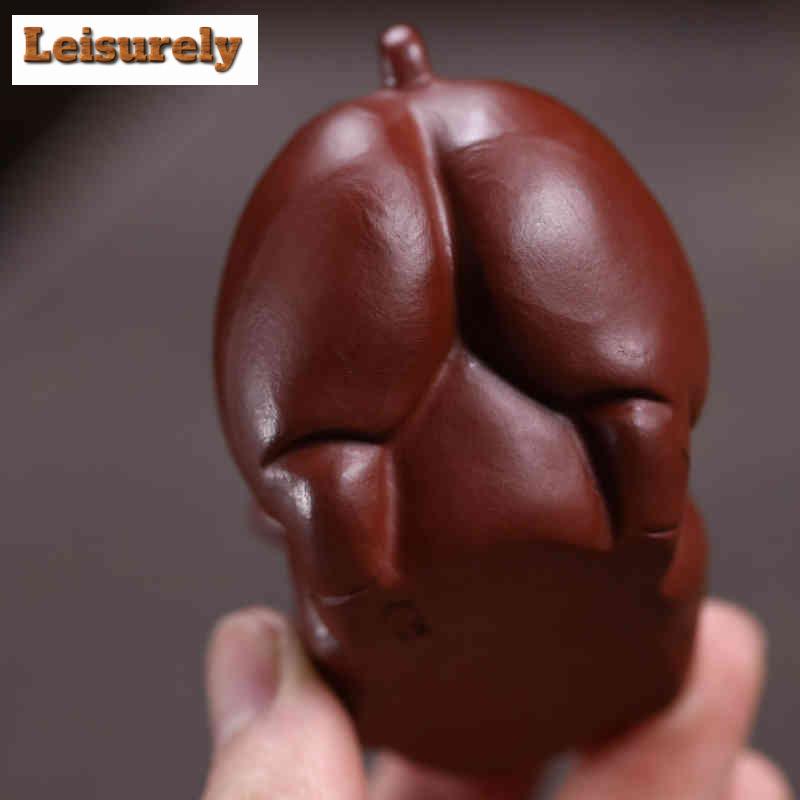 Yixing Lila Ton Glück Tierkreiszeichen Schwein Tee Haustier Eleganter Fischtank Landschaftsbau Tee Figur Spielzeug Tee Statue Ornamente Handwerk