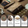 Luxury Business Multi Card Zipper Flip Wallet Leather Case for Samsung Z Fold 8 Ultra 7 Shockproof  for Magsafe Book Stand Cover