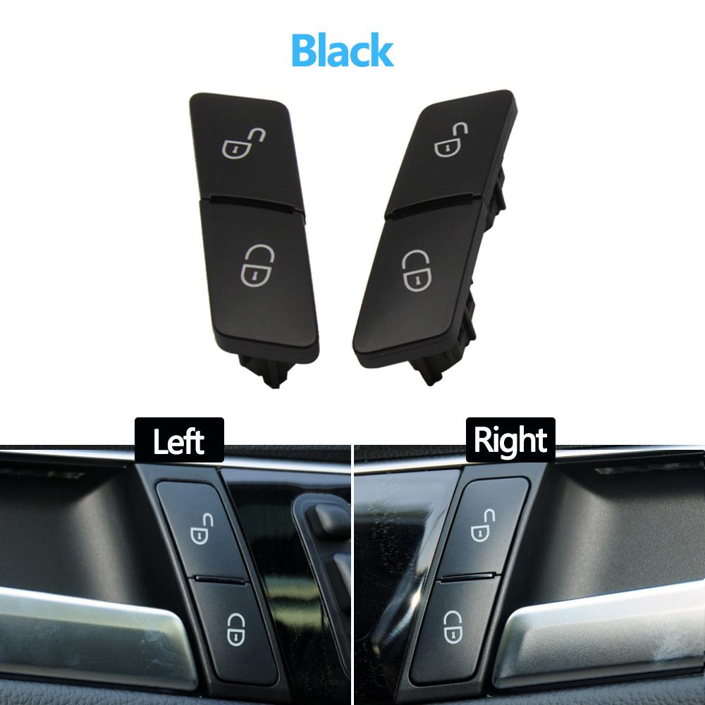 Black Silver Front Left Right Door Lock Unlock Switch Button For Mercedes Benz C GLK E GLE Class C204 GLK204 W212 W207