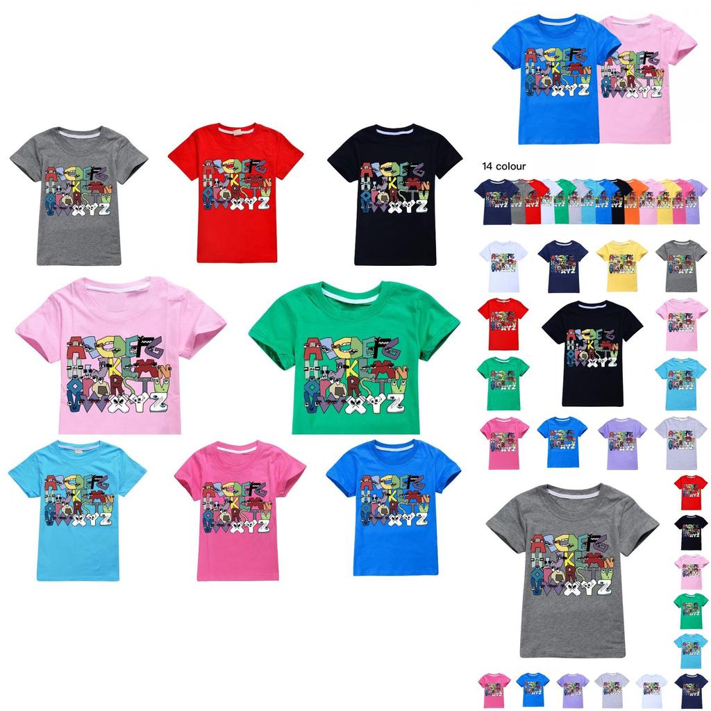 Unisex Alphabet Lore T-shirt Cotton Tops Gift Cosplay