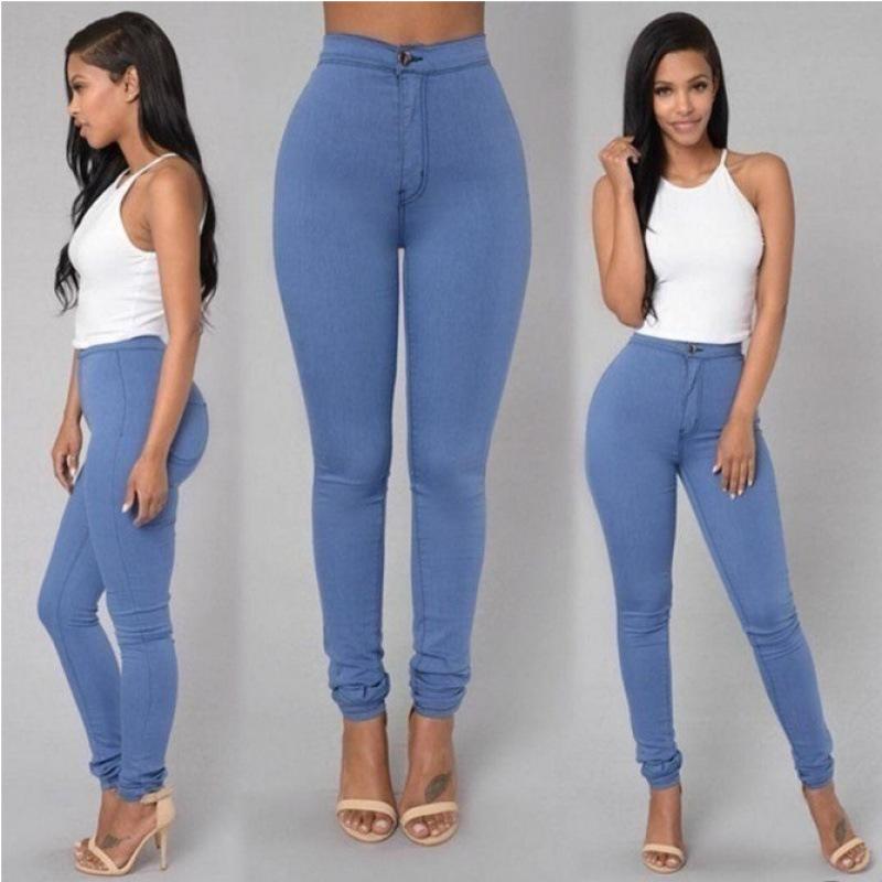 Plus Size Women High Waist Solid Bottom Leggings Casual Slim Pants Stretch Leggings