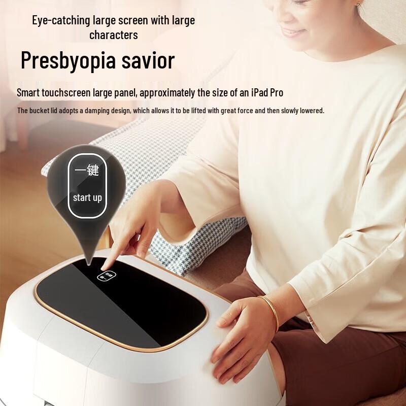 CLORIS Electric Deep Foot Spa Massager with Heat and Steam