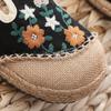 Mode Frühlings süße Freude! Floral - Bestickte Canvas-Mules - Müheloser Stil und Komfort
