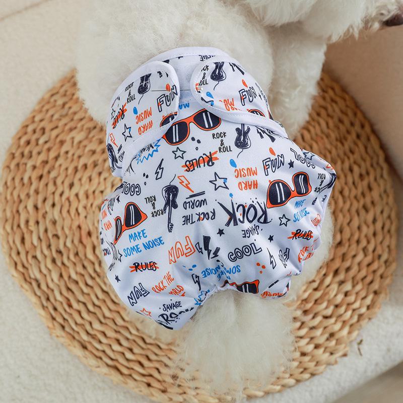 Chiloți Fiziologici pentru Câini Femele - Scutece Menstruale & Haine pentru Animale de Companie pentru Primăvară/Vară.