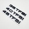 3D Letters Numbers Emblem for Audi A4 40TFSI 45TFSI 50TFSI 30TDI Car Trunk Lid Nameplate Badge Logo Sticker Chrome Glossy Black