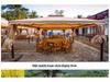 European Outdoor Gazebo Tent: Large, Four-Corner Awning for Courtyards and Carports
