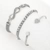 Hot Sale Simple Infinite Symbol Styling Piece Set Bracelet Creative Word Bracelet Girl Jewelry